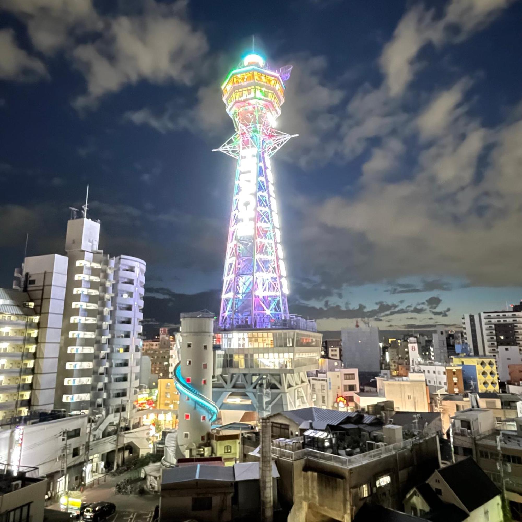 Hotel Aaron通天東 Ósaka Exteriér fotografie